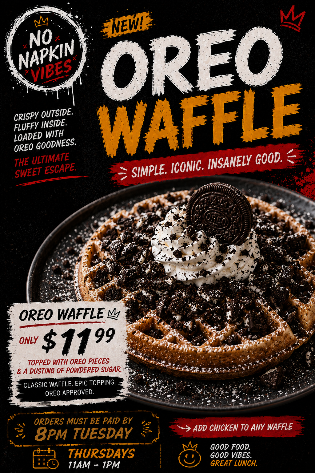 Oreo Waffle