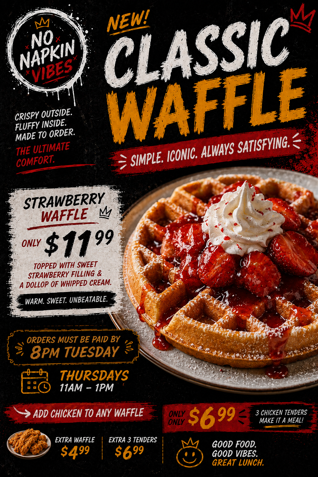 Strawberry Waffle