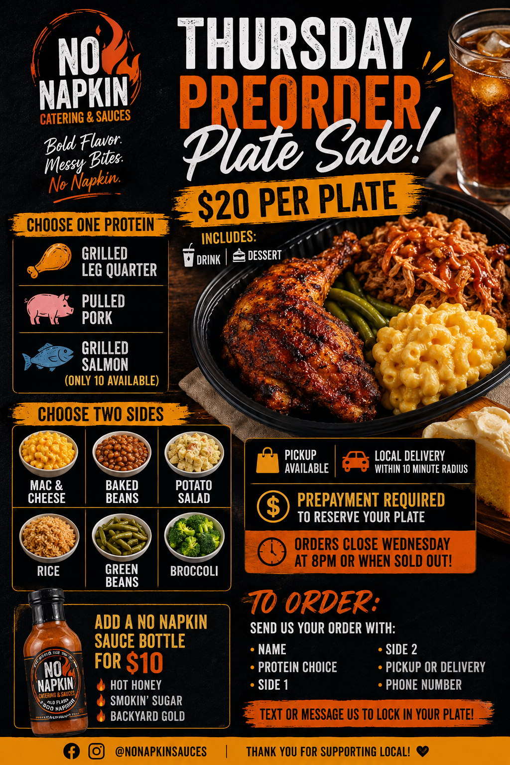 Thursday Lunch Preorder